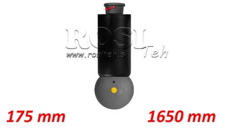 TELESKOPICKÝ VÁLEC - MEILLER KIPPER - 5 STUPŇŮ 175 mm 15 ton - ZDVIH 1650 mm