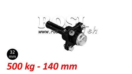 POLOOSA BEZ BRZD - 500 kg (4 ŠROUBY) - 140 mm