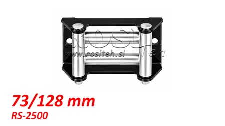 VÁLEČKOVÉ VODÍTKO PRO OCELOVÉ LANO (RS-2500) - 73 x 128 mm