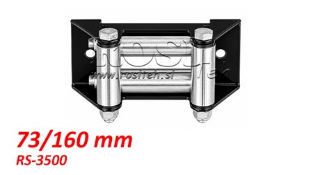 VÁLEČKOVÉ VODÍTKO PRO OCELOVÉ LANO (RS-3500) - 73 x 160 mm