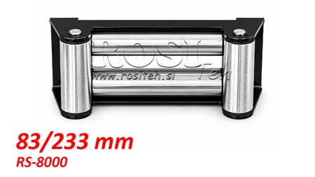 VÁLEČKOVÉ VODÍTKO PRO OCELOVÉ LANO (RS-8000) - 83 x 233 mm