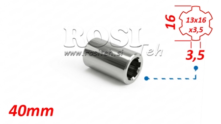 KARDANSKI NASTAVEK PUŠA 13x16x3,5 (6 zob) (40 mm)