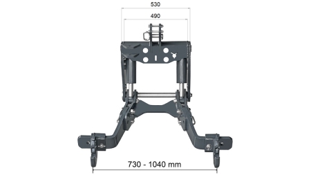 PŘEDNÍ HYDRAULIKA TRAKTORU FLEX 2KAT PRO TRAKTOR 1500KG