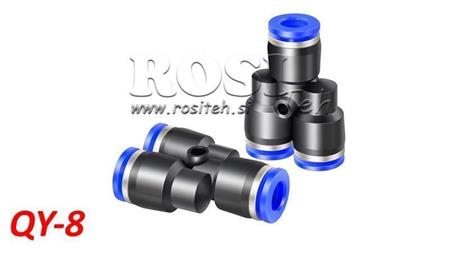 PNEUMATICKÁ ZÁSUVKA Y SPOJENÍ TPA BEZ ZÁVITU QY-8