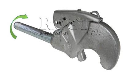 automatický závitový hák kategorie 2/3 pro tažné zařízení M30x3