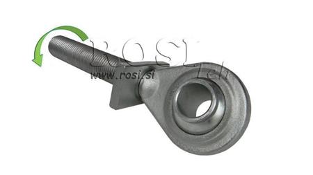 šroubový hák pro tažné zařízení standardní kategorie 1 m27x3 levý závit