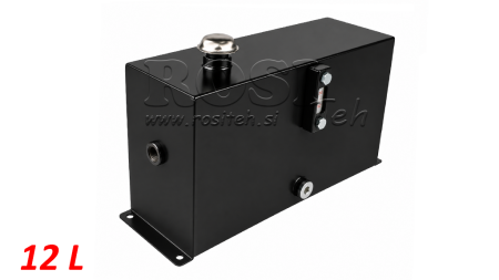 METAL TANK 12 LITER CUBE 255X155X450MM COMPLETE WITH EQUIPMENT