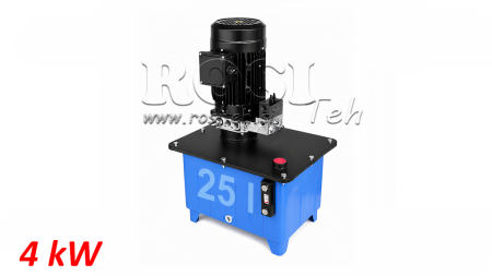 UNIDAD DE POTENCIA HIDRÁULICA -RHA- 25lit PARA TRANSPORTADOR DE GRANJA