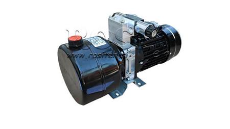 MINI HIDRAVLIČNI AGREGAT 380V AC (0,75 kW) 85 bar - 3,7 cc - 5,2 lit/min - tank 4 lit