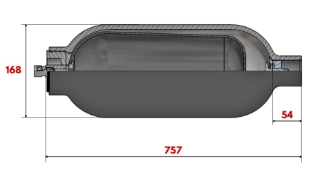HYDRAULICKÝ AKUMULÁTOR 10 LIT - BSP 1
