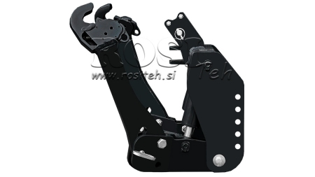 PŘEDNÍ HYDRAULIKA TRAKTORU 2KAT PRO TRAKTOR 1500KG ČERNÁ (RAL 9005)