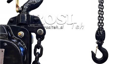 ŘETĚZOVÝ ZVEDÁK - VYTAHOVÁNÍ 3Ton x 3m