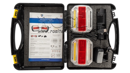 SADA LED MAGNETICKÉHO SVĚTLA - BEZDRÁTOVÉ 12/24V CANBUS