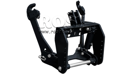 PŘEDNÍ HYDRAULIKA TRAKTORU 2KAT PRO TRAKTOR 1500KG ČERNÁ (RAL 9005)