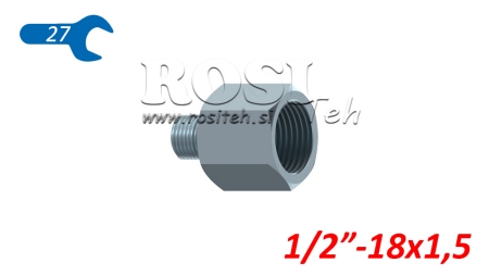 HIDRAVLIČNI ADAPTER MOŠKI-ŽENSKI 1/2 - 18x1,5