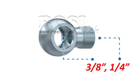 HIDRAVLIČNI PRIKLJUČEK OČESNI 1/4-3/8