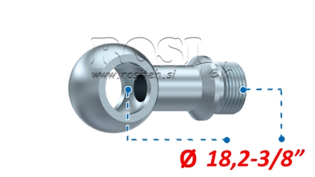 HIDRAVLIČNI PRIKLJUČEK OČESNI 18,2-3/8