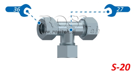 HIDRAVLIČNI T KOM S-16 MOŠKI M30x2