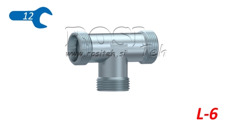 HIDRAVLIČNI T KOM L-6 MOŠKI M12x1,5