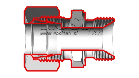 HYDRAULICKÝ DVOJITÝ VENTIL S MATKOU AS16-BSP3/8