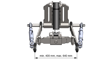 PŘEDNÍ HYDRAULIKA TRAKTORU CAT. 1 - ECO PRO TRAKTOR