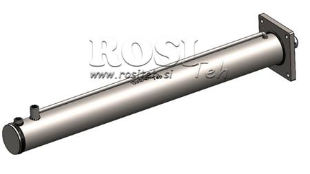 HYDRAULICKÝ VÁLEC PRO ŠTÍPAČKU DŘEVA S MONTÁŽNÍ DESKOU100/60-1050 - HORNÍ PŘIPOJENÍ