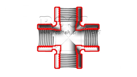 HIDRAVLIČNI KRIŽNI PRIKLJUČEK ŽENSKI BSP 1