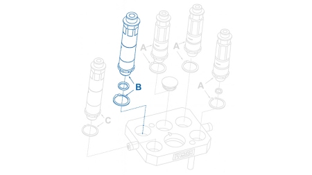 RYCHLOSPOJKA SAMEC PRO MULTI-FASTER 9/16 3PLK 3PLV B POHYBLIVÁ ČÁST