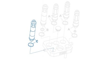 RYCHLOSPOJKA SAMEC PRO MULTI-FASTER 9/16 3PLK 3PLV C POHYBLIVÁ ČÁST
