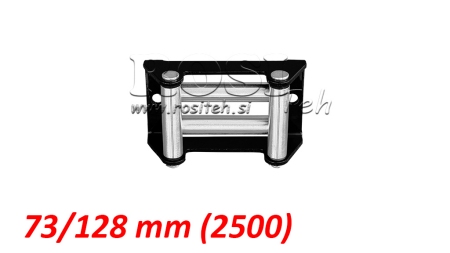 VÁLEČKOVÉ VEDENÍ PRO OCELOVÉ LANO (2500) 73x128
