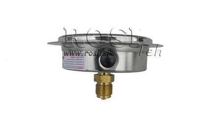 MANOMETR DN100 ZADNÍ 0 - 6 BAR - 1/2