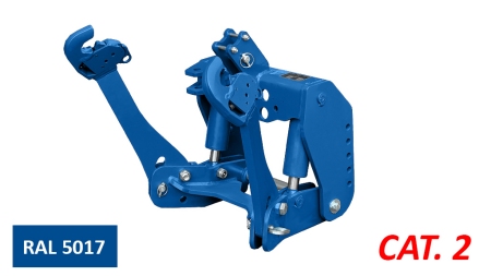 PŘEDNÍ HYDRAULIKA TRAKTORU 2KAT PRO TRAKTOR 1500KG - MODRÁ (RAL 5017)