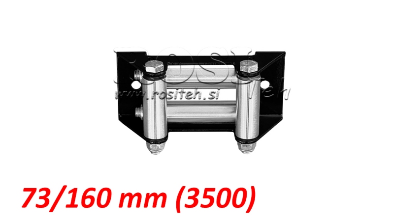 VÁLEČKOVÉ VEDENÍ PRO OCELOVÉ LANO (3500) 73x160