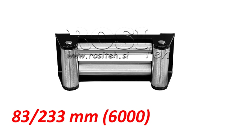VÁLEČKOVÉ VEDENÍ PRO OCELOVÉ LANO (6000) 83x233