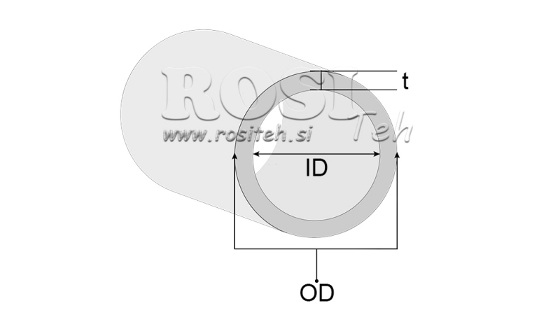 HONANA CEV H9 ZA HIDRAVLIČNI CILINDER 110/125 - 7,5mm (1000mm)