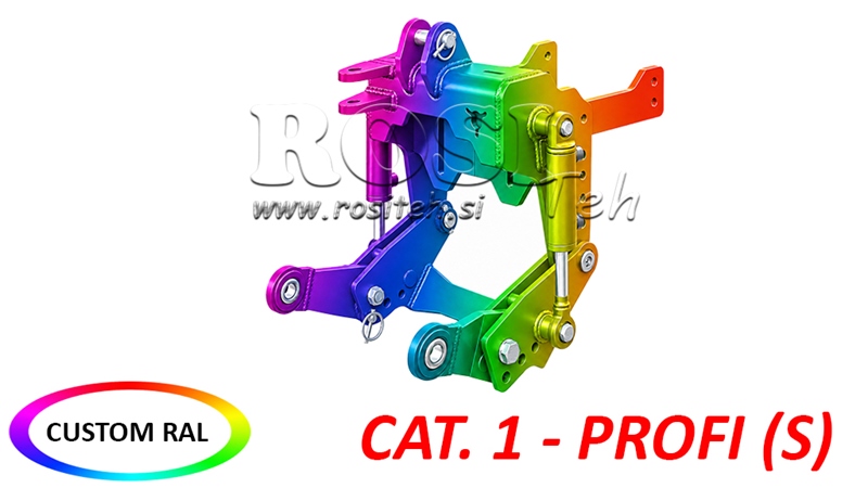 PŘEDNÍ HYDRAULIKA TRAKTORU CAT. 1 - PROFI STANDARD PRO TRAKTOR 800 KG (RAL DLE VAŠEHO VÝBĚRU)