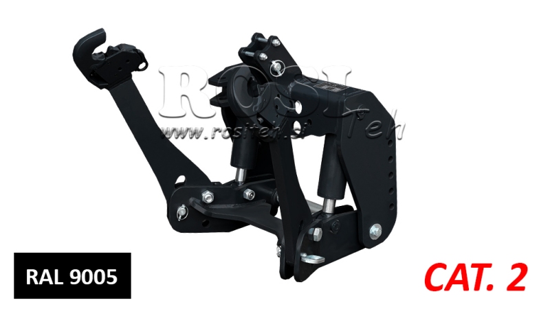 PŘEDNÍ HYDRAULIKA TRAKTORU 2KAT PRO TRAKTOR 1500KG ČERNÁ (RAL 9005)