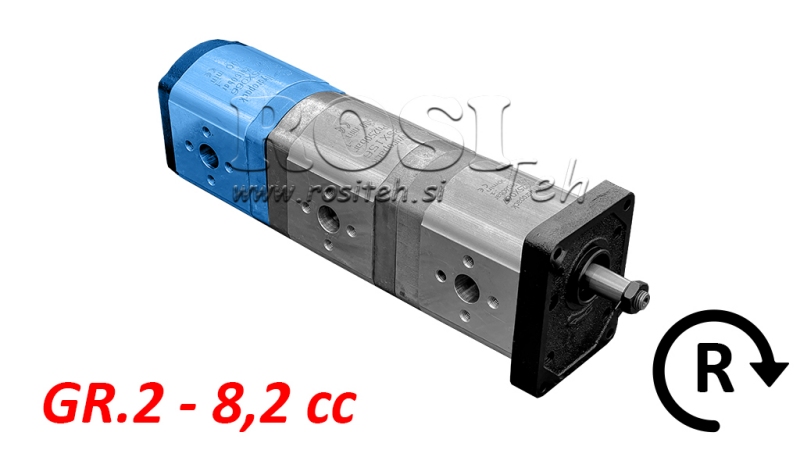 HYDRAULICKÉ ČERPADLO 20C8,2X066 ZADNÍ GR.2 8.2 CC PRAVÉ