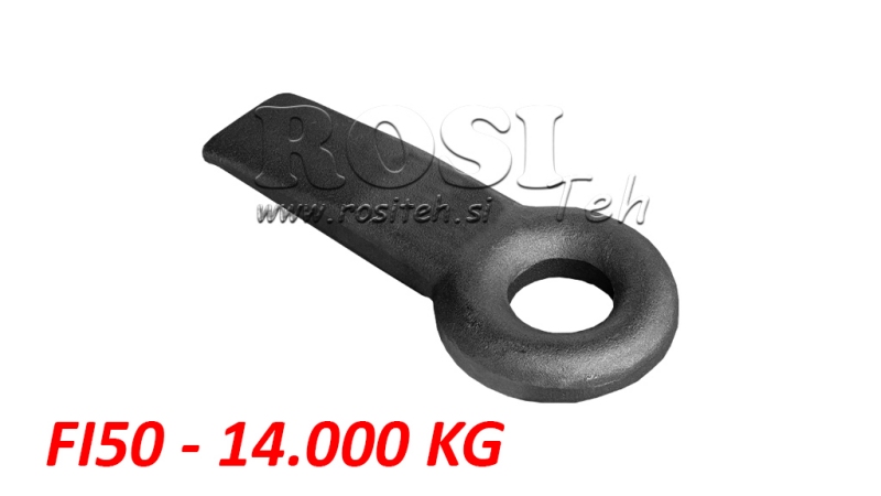 FIXNÍ TAŽNÝ KLOBOUK FI50 66X30 L285 - 14000KG/2000KG