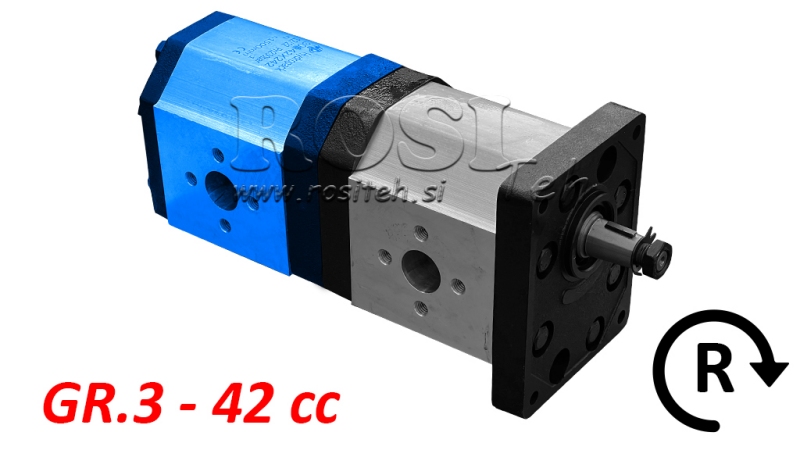 HYDRAULICKÉ ČERPADLO 30C42X242 ZADNÍ GR.3 42 CC PRAVÉ