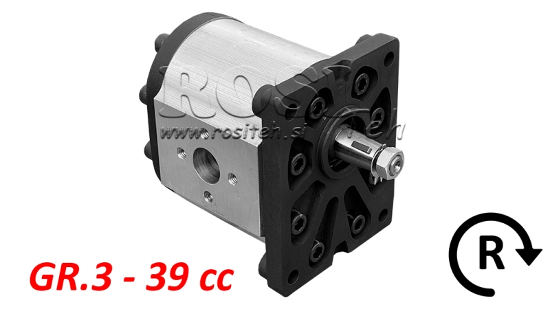 HYDRAULICKÉ ČERPADLO GR.3 39 CC PRAVÉ - PŘÍROBNICE