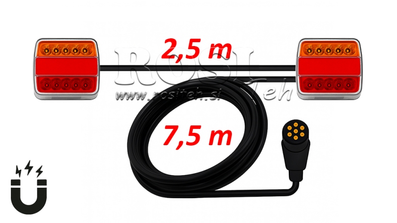 MAGNETISCHE LED-RÜCKLICHTER MIT KABEL