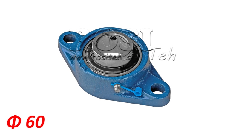 Ložisko v pouzdře UCFL 212 - průměr 60mm