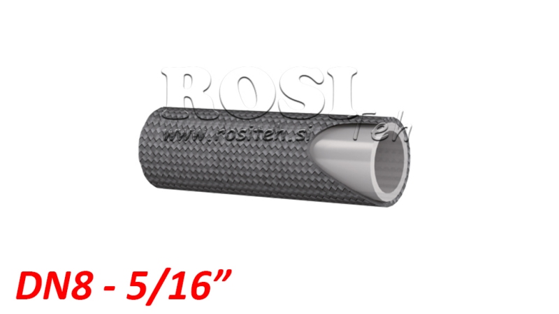 HLADKÁ HADICE PTFE ODOLNÁ VŮČI TEPLU SAE100 R14 DN8 (5/16