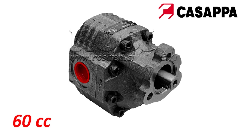 HYDRAULICKÉ PUMPY Z LIHOVÉHO ŽELEZA OTOČNÉ 60CC CASAPPA