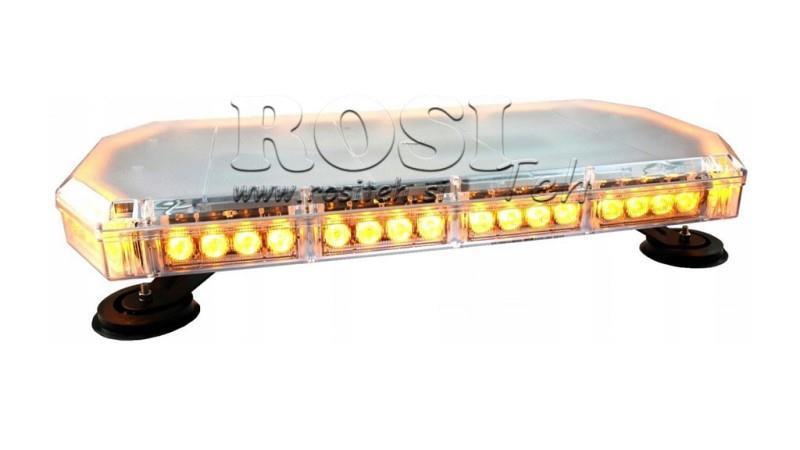 LED MAGNETICKÉ ROTUJÍCÍ SVĚTLO 56 LED 156W 12V-24V