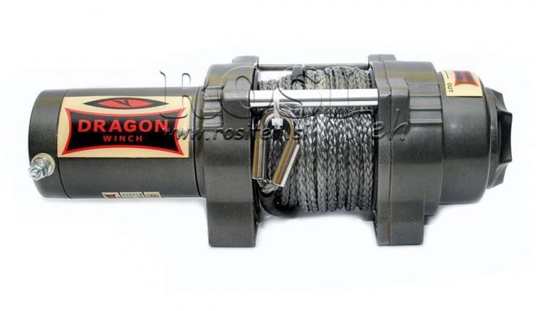 12 V ELEKTRICKÝ VYHÝBAČ DWH 4500 HD - 2041 kg - Syntetická šňůra