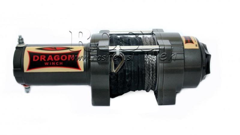 12 V ELEKTRICKÝ VYHÝBAČ DWH 3500 HD - 1588 kg - Syntetická šňůra