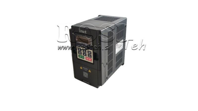 FREKVENČNÍ MĚNIČ-INVERTOR 3Fáze 2.2kW GD10-2R2G-4-B
