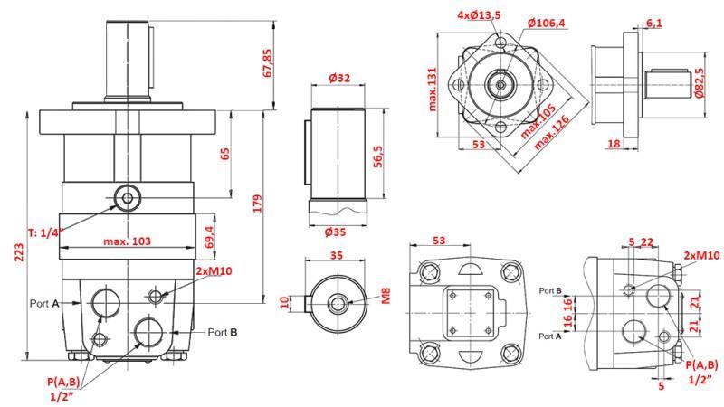 HYDRAULICKÝ MOTOR MS 400